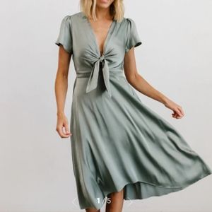 Baltic Born Satin Midi Dress